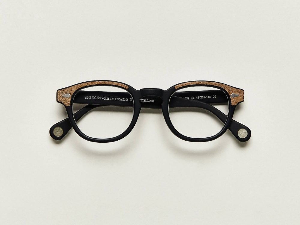 Moscot Lemtosh Matte Black Wood