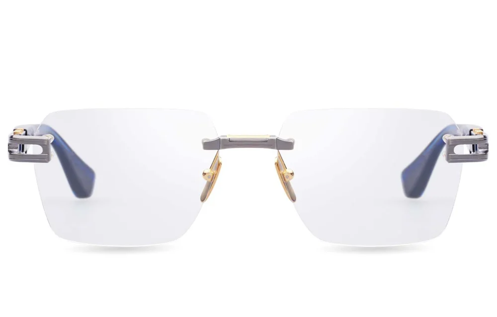 Dita Meta-Evo Rx Antique Silver Blue Swirl